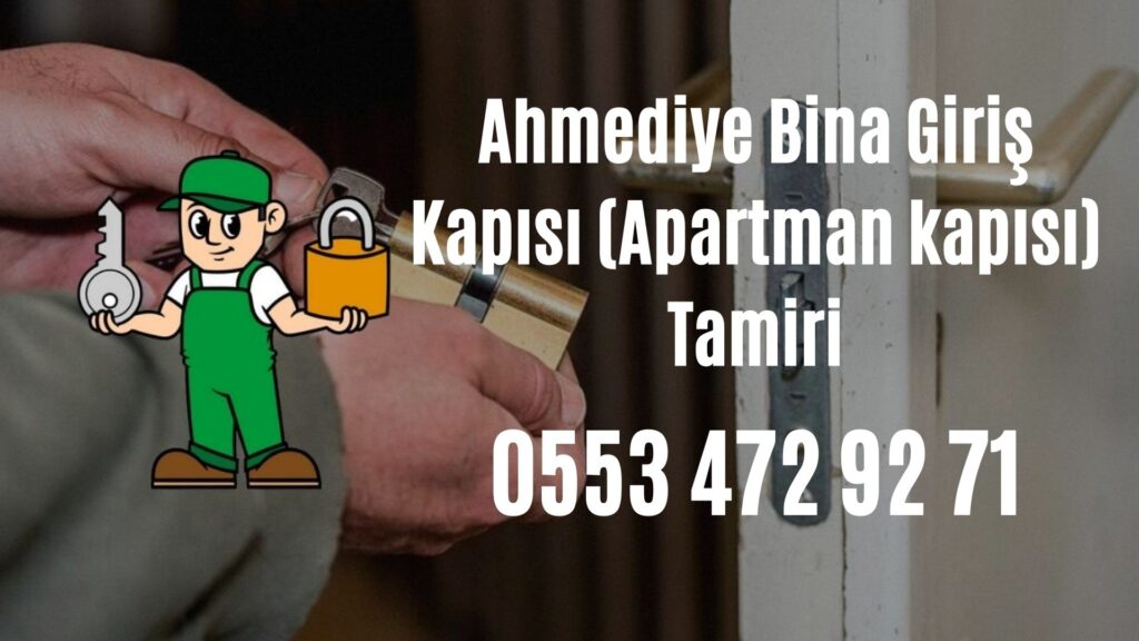 Ahmediye Bina Giriş Kapısı (Apartman kapısı) Tamiri