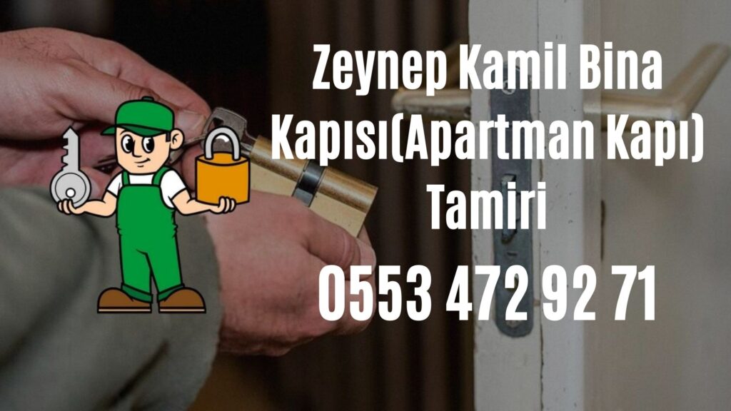 Zeynep Kamil Bina Kapısı(Apartman Kapı) Tamiri